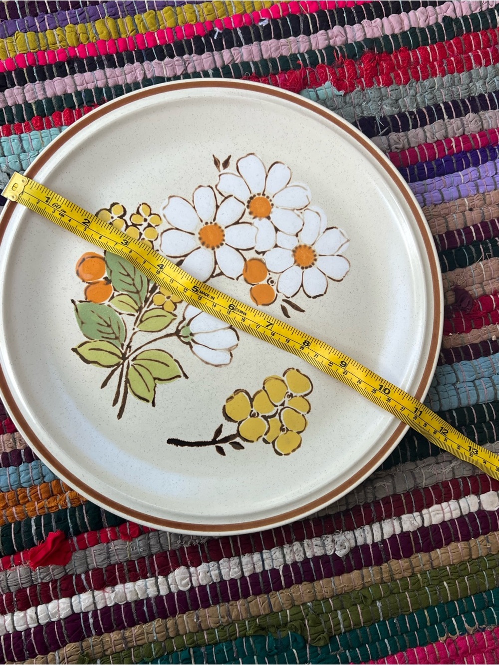 Floral Expressions Hearthside Summertime Dinner Plates Set of 2 Japan Vintage - Picture 2 of 8